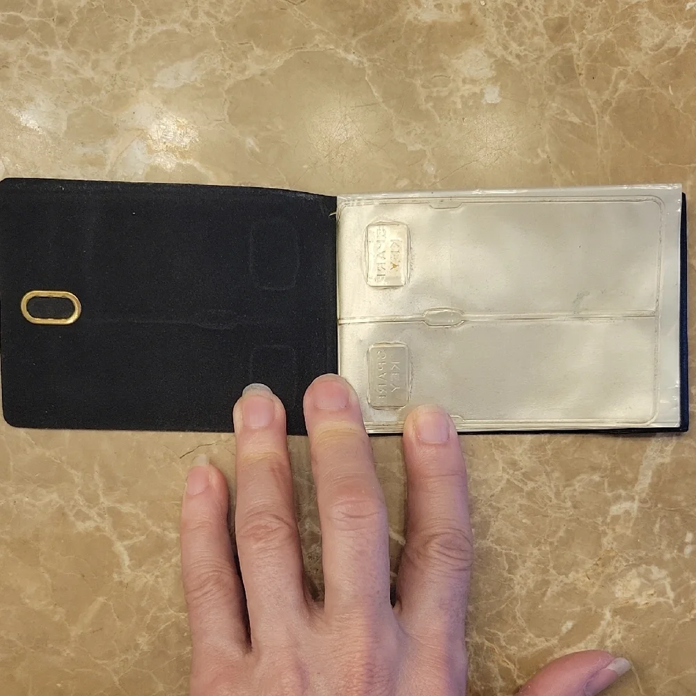 Black Leather I D. Wallet